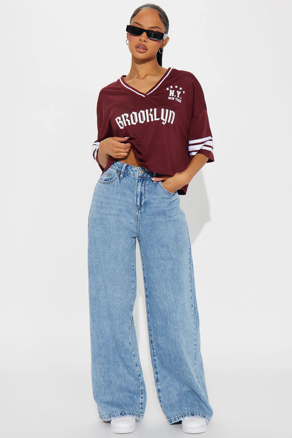 High Waisted Wide Leg Jeans
