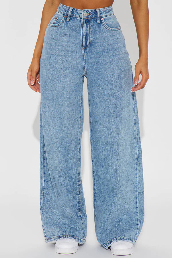 High Waisted Wide Leg Jeans