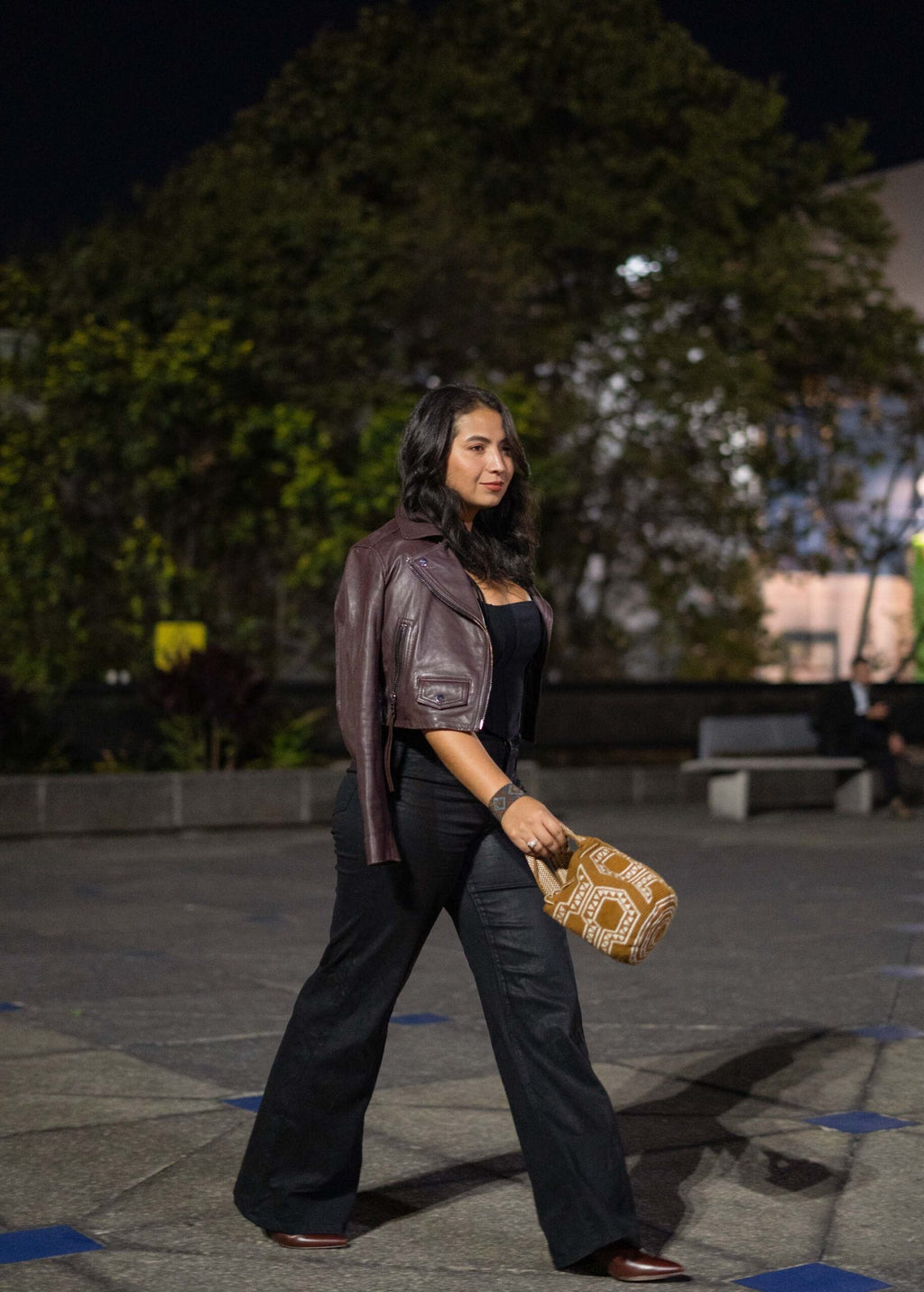 ZARA Pure Black Wide-Leg Jeans