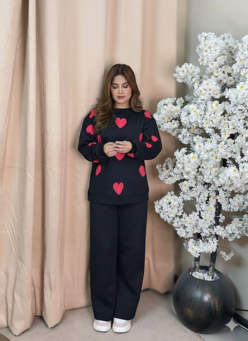 Red Heart Printed Fleece Cord Set