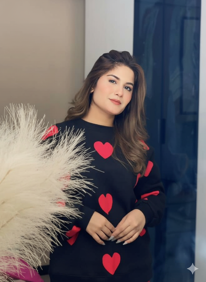 Red Heart Printed Fleece Cord Set