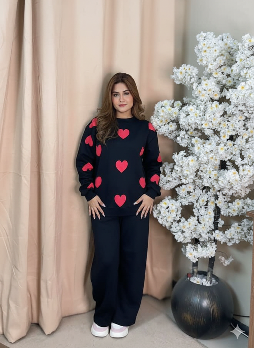 Red Heart Printed Fleece Cord Set